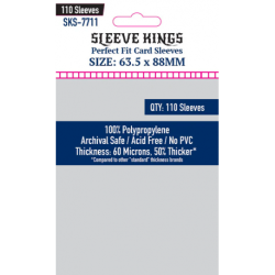 Sleeve Kings Perfect Fit Internal(Inner) Card Sleeves (63.5x88mm) - 110 Pack - 60 Microns