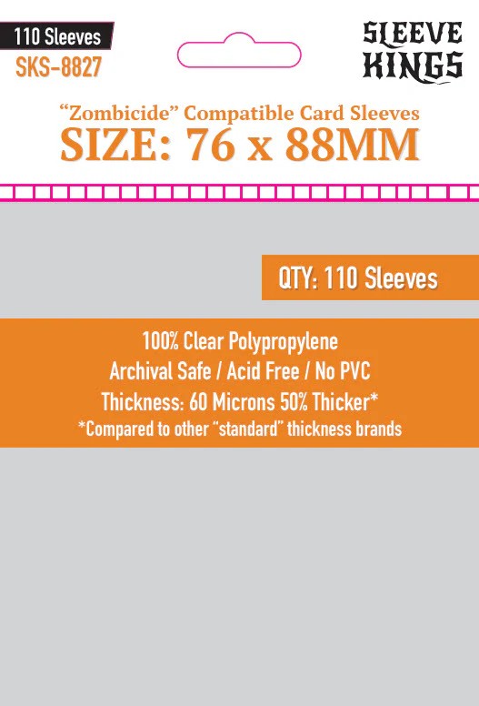 Sleeve Kings Zombicide Compatible Sleeves (76x88mm)