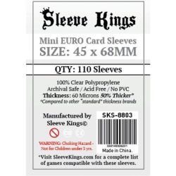 Sleeve Kings Mini Euro Card Sleeves 45x68mm