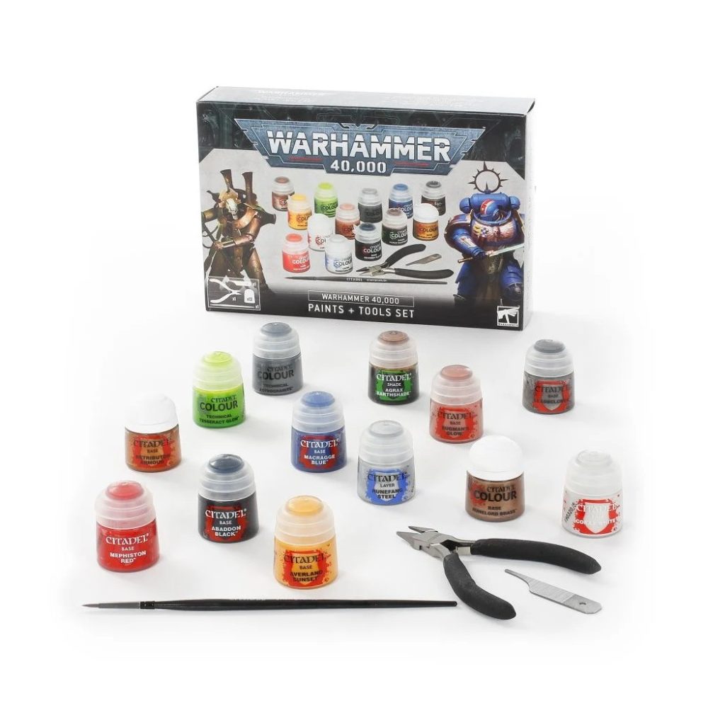 Warhammer 40000 Paints and Tools Set