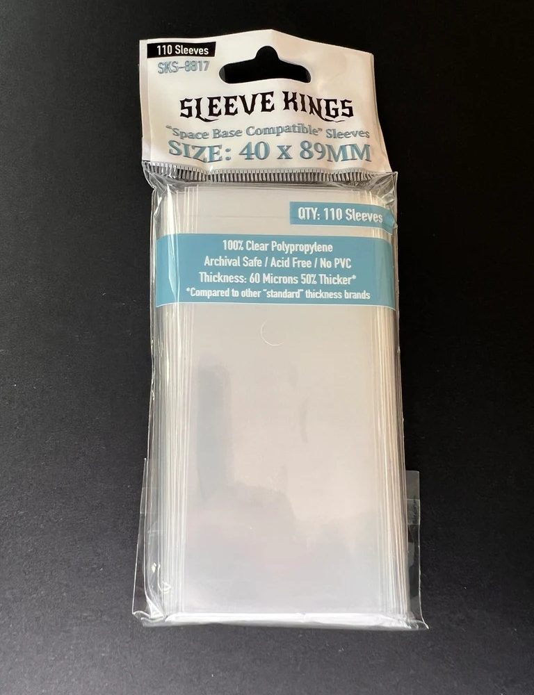 Sleeve Kings Space Base Compatible Sleeves 40x89mm
