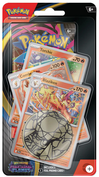 Mega evolution phantasmal flames checlane blister torchic combusken blaziken