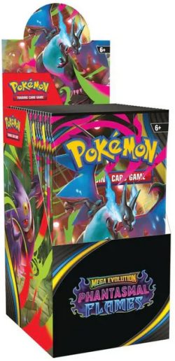 Mega evolution phantasmal flames half booster box 18 boosters 01